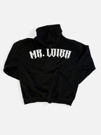 MR LOIBA Hoodie – Black with White Logo