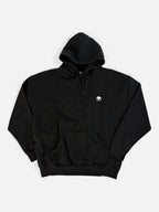 MR LOIBA Hoodie – Black with White Logo
