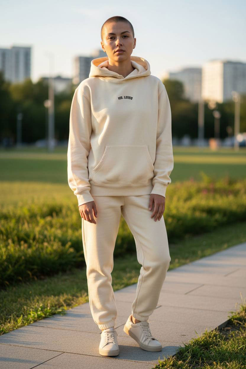 MR LOIBA Essential Hoodie – Sand