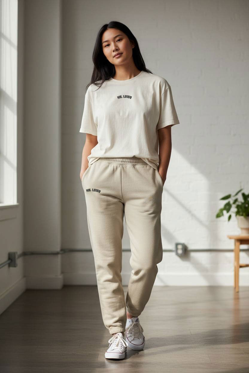 MR LOIBA Classic Sweatpants – Sand